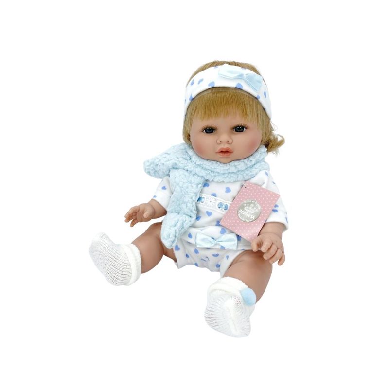 

Кукла Munecas Berbesa виниловая 34см BABY CHUSIN 3213AC