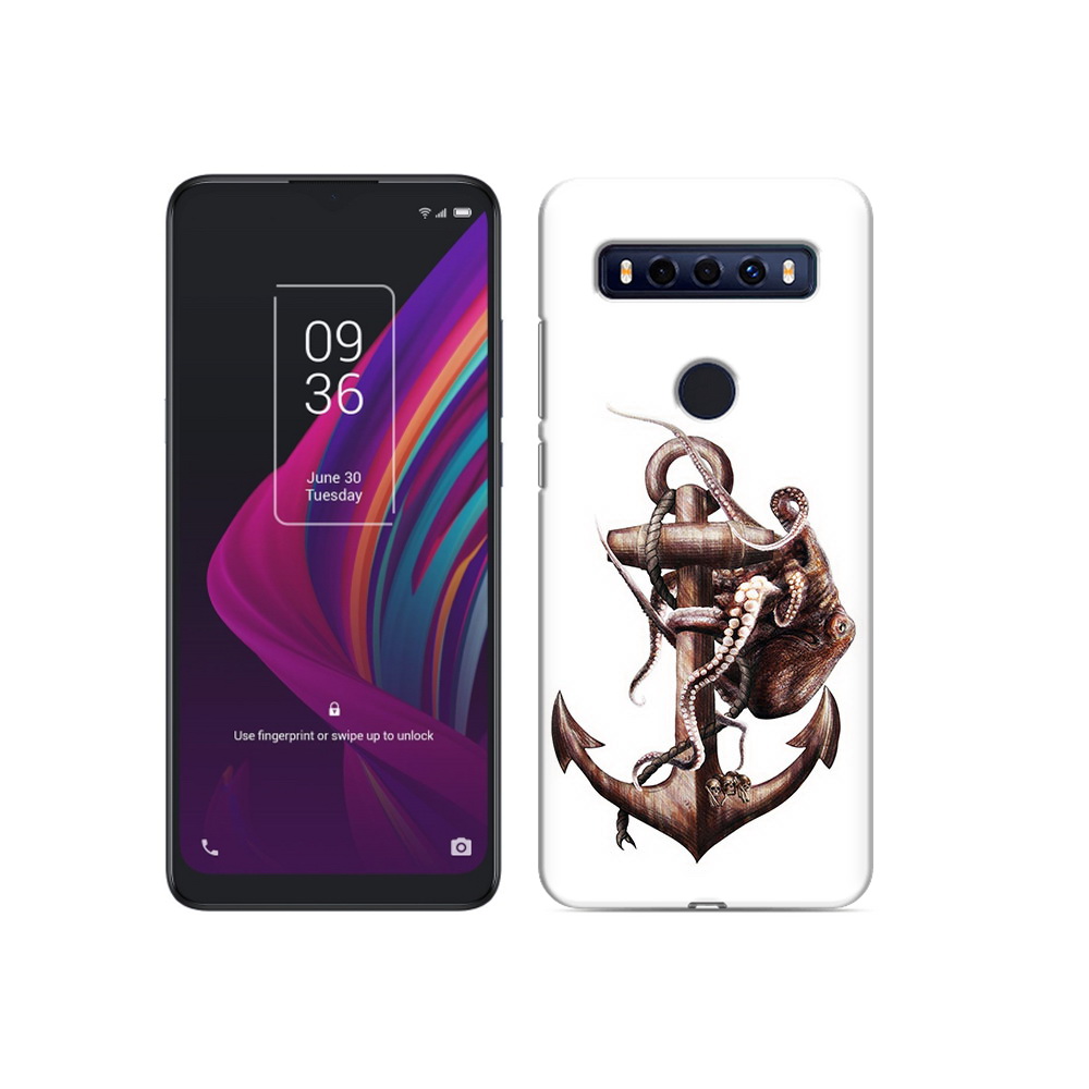 

Чехол MyPads Tocco для TCL 10 SE ржавый якорь, Прозрачный, Tocco