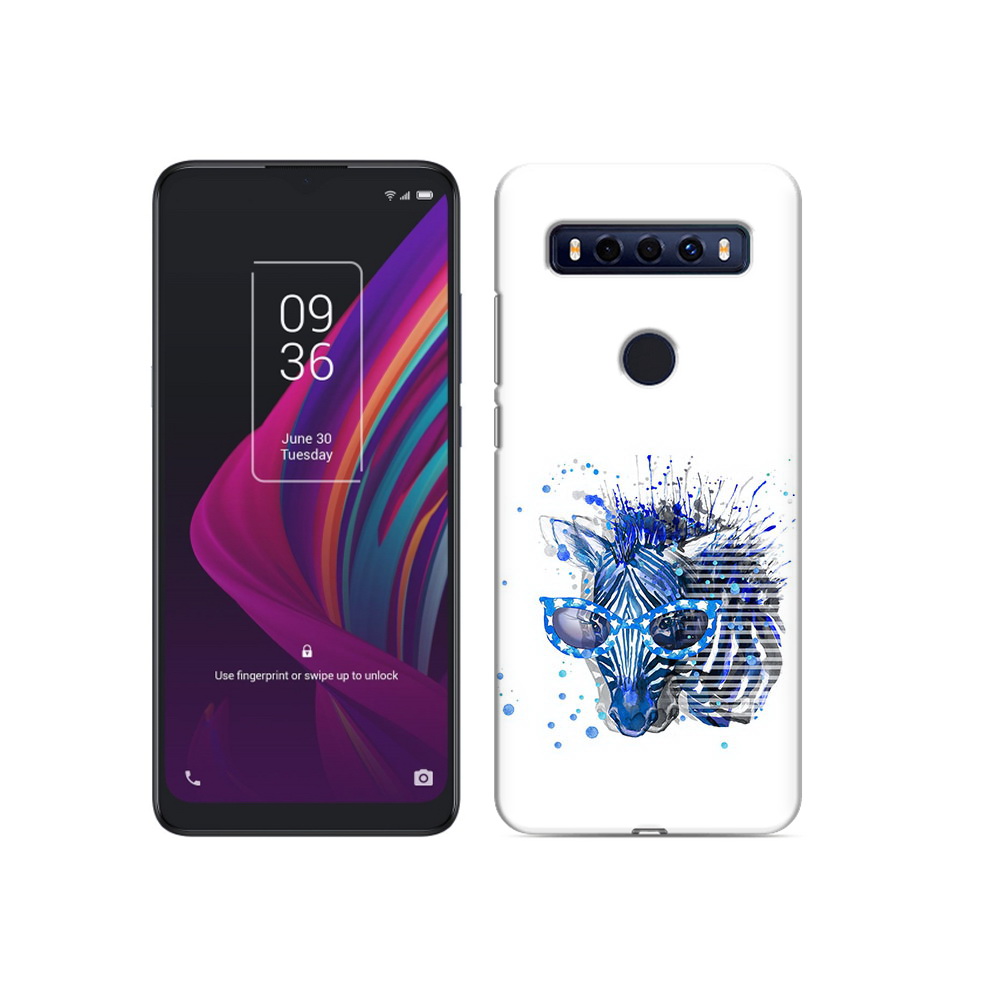 

Чехол MyPads Tocco для TCL 10 SE расплывчатая зебра, Прозрачный, Tocco