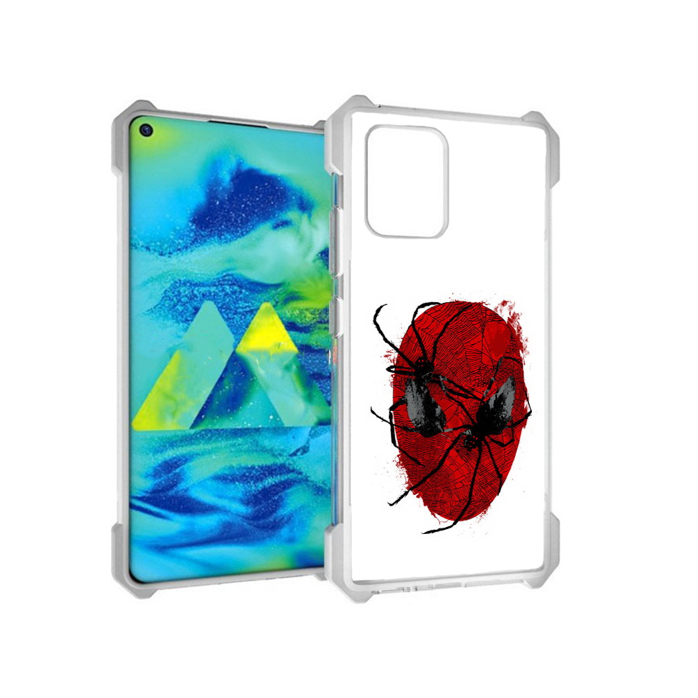 

Чехол MyPads Tocco для Samsung Galaxy S10 Lite человек паук (PT143840.502.673), Прозрачный, Tocco