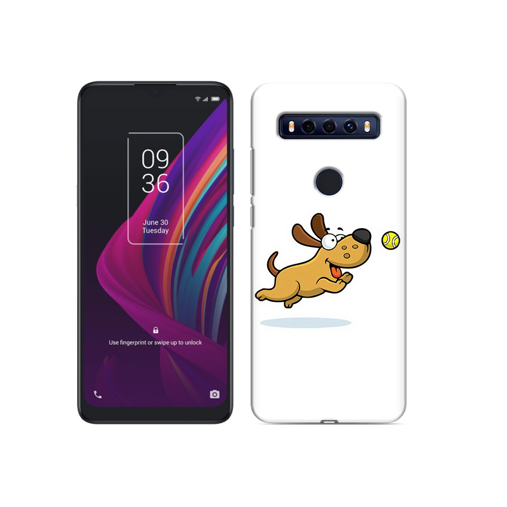 

Чехол MyPads Tocco для TCL 10 SE пёсик, Прозрачный, Tocco