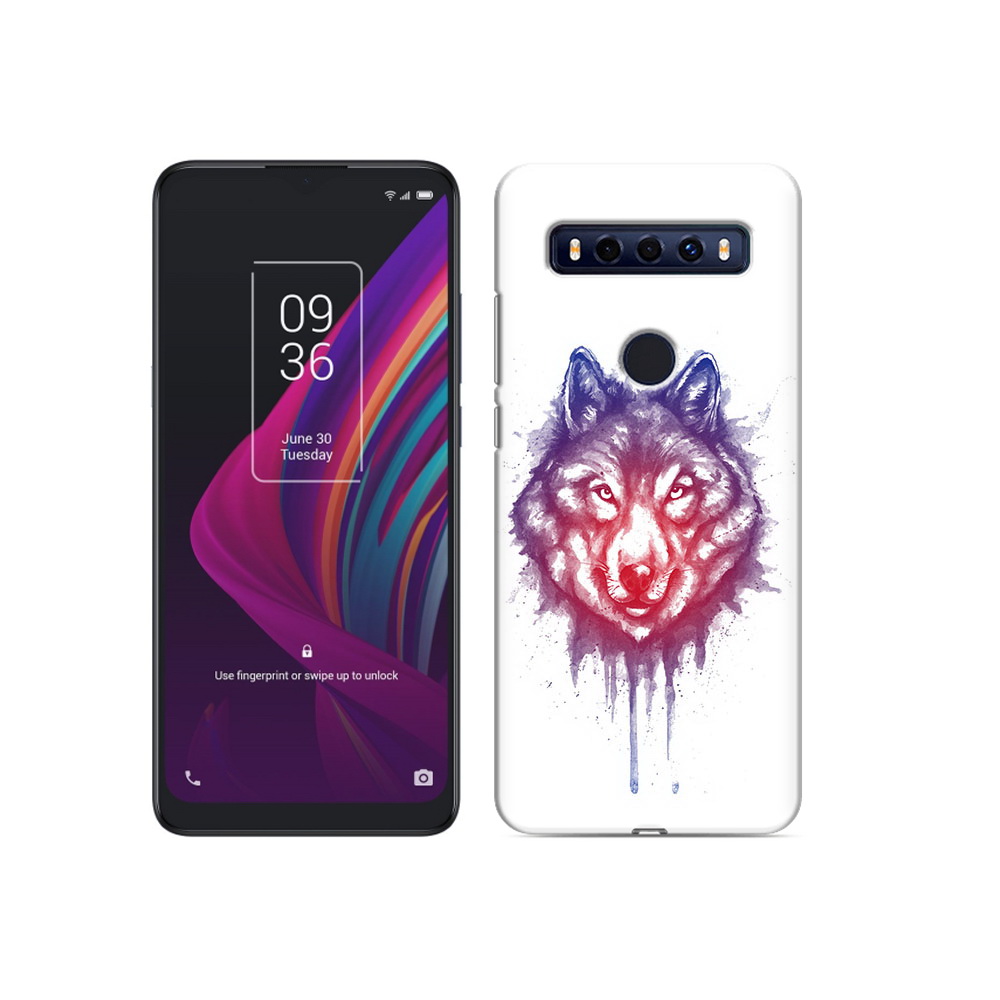 

Чехол MyPads Tocco для TCL 10 SE пушистый волк, Прозрачный, Tocco