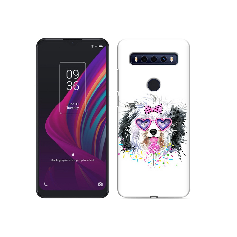 

Чехол MyPads Tocco для TCL 10 SE пушистик, Прозрачный, Tocco