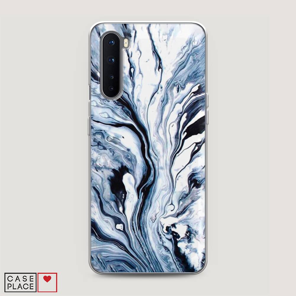 

Чехол Awog на OnePlus Nord / ВанПлас Nord "Голубой минерал мрамор", 151350-3