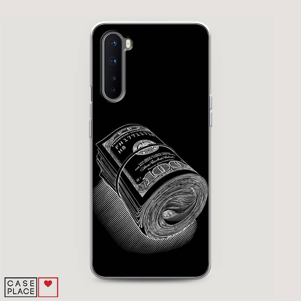

Чехол Awog на OnePlus Nord / ВанПлас Nord "Кубышка денег", Черный;серебристый, 151350-5