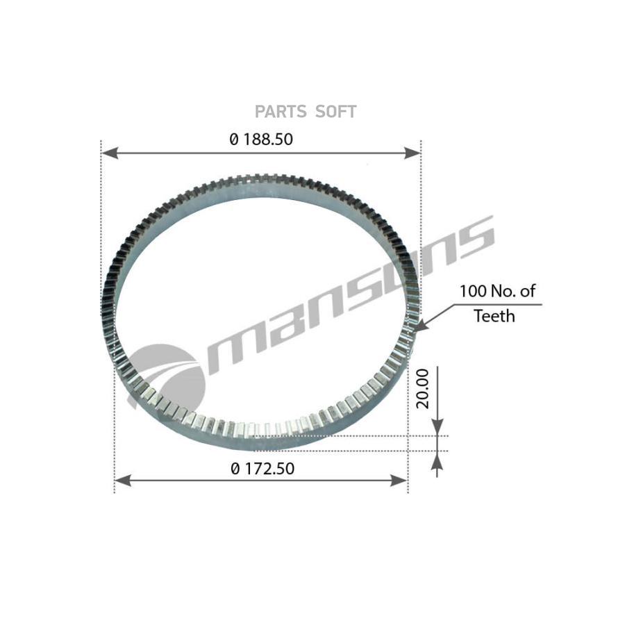 Кольцо Abs Mansons 100066