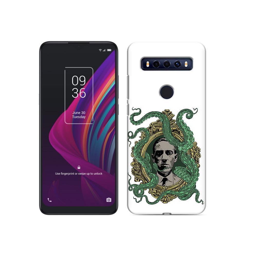 

Чехол MyPads Tocco для TCL 10 SE портрет с кракеном, Прозрачный, Tocco