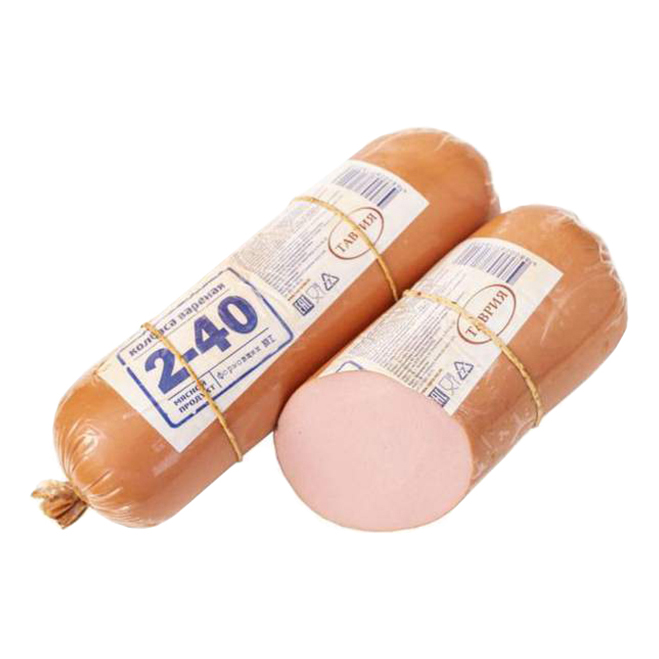 

Колбаса вареная Таврия 2-40