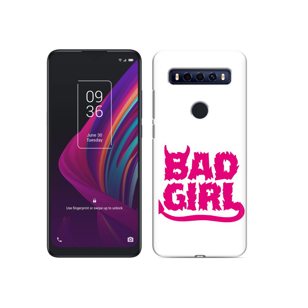 

Чехол MyPads Tocco для TCL 10 SE плохая девочка, Прозрачный, Tocco