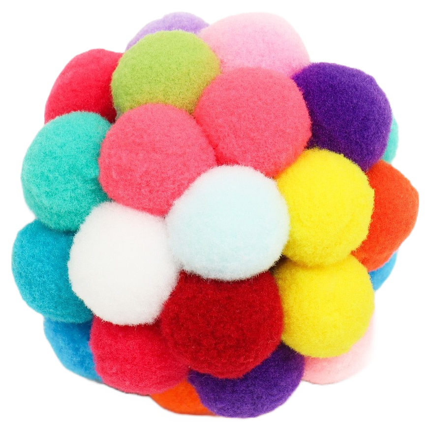 Мяч плюшевый Пузырь, 7 см, микс цветов