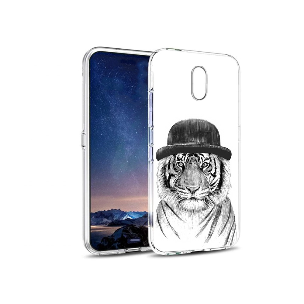 

Чехол MyPads Tocco для BQ 5016G тигр британец, Прозрачный, Tocco