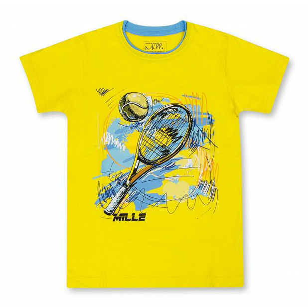 

Футболка детская Mille Play 1 цв. желтый р. 116, Play 1