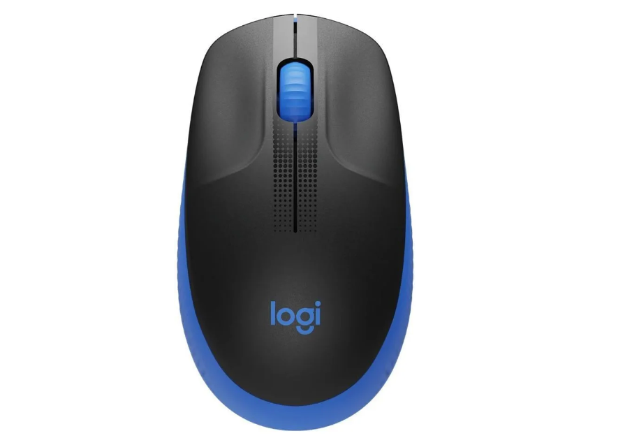 Беспроводная мышь Logitech M191 синий, черный (910-005909)