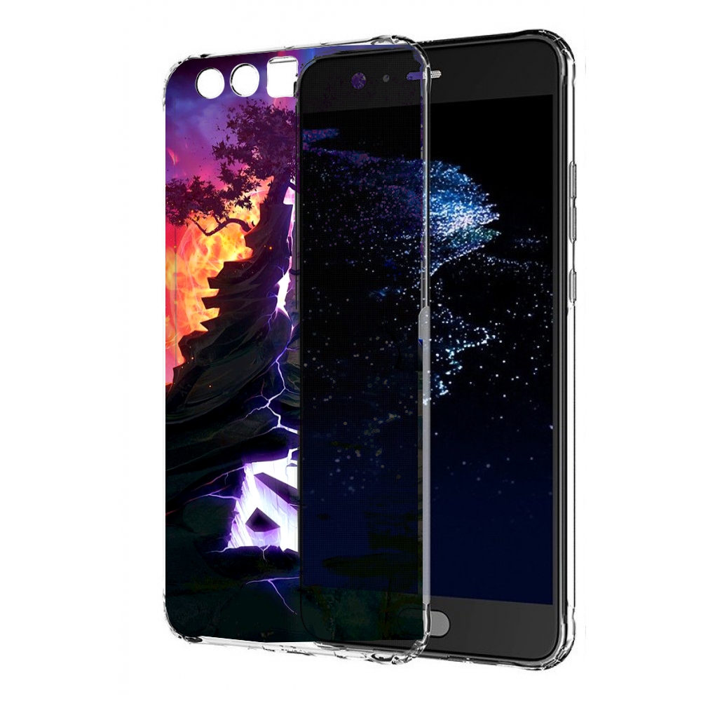 

Чехол бампер MyPads dota 2 логотип для Huawei P10 Plus противоуд, Прозрачный, Tocco