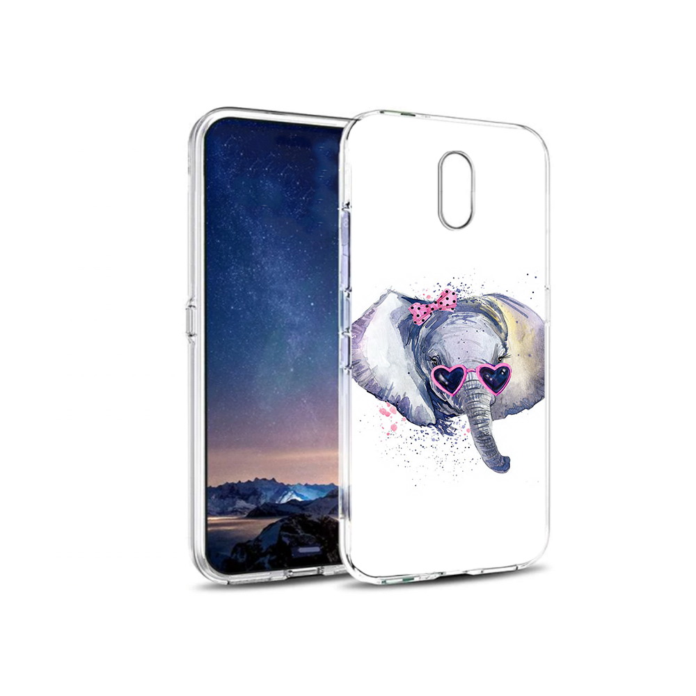 

Чехол MyPads Tocco для BQ 5016G слоник в очках, Прозрачный, Tocco