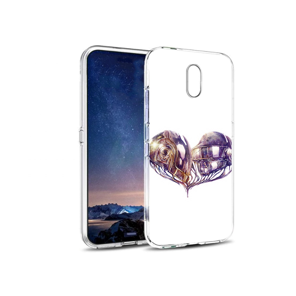 

Чехол MyPads Tocco для BQ 5016G сердце абстракция, Прозрачный, Tocco