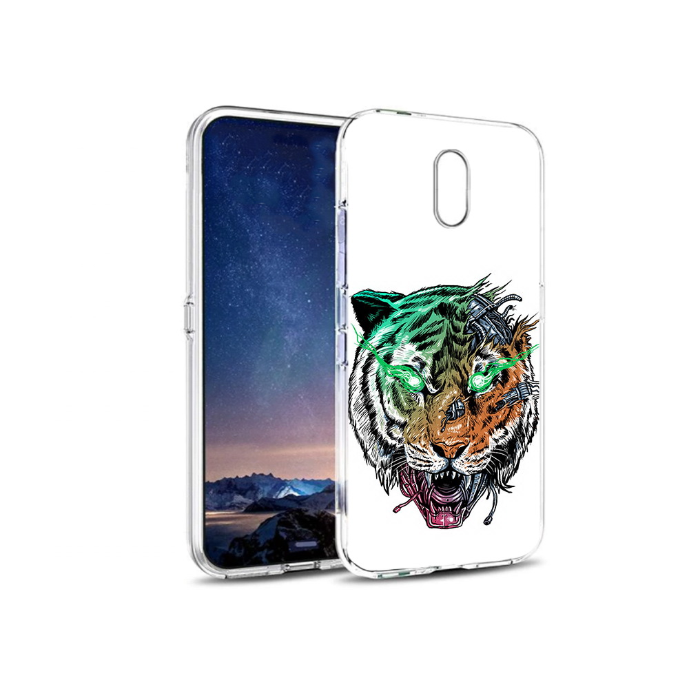 

Чехол MyPads Tocco для BQ 5016G робо-тигр, Прозрачный, Tocco