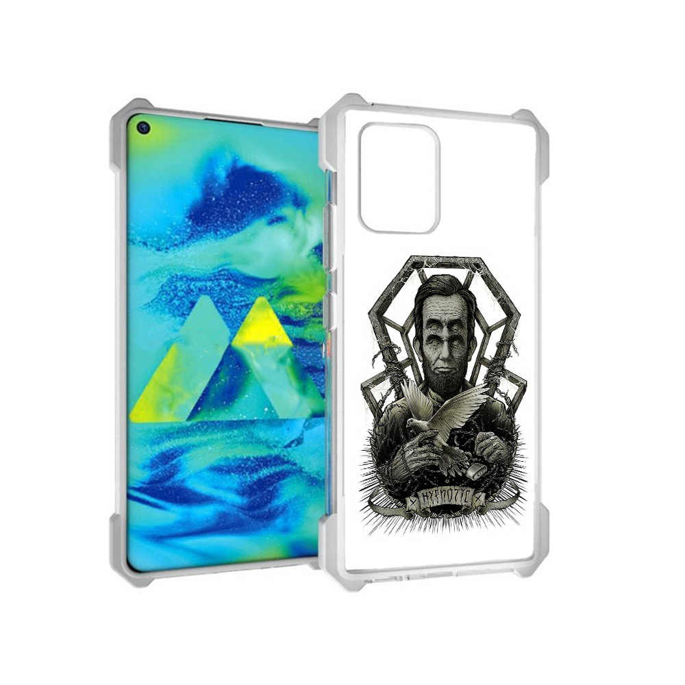 

Чехол MyPads Tocco для Samsung Galaxy S10 Lite франклин абстракция (PT143840.502.662), Прозрачный, Tocco