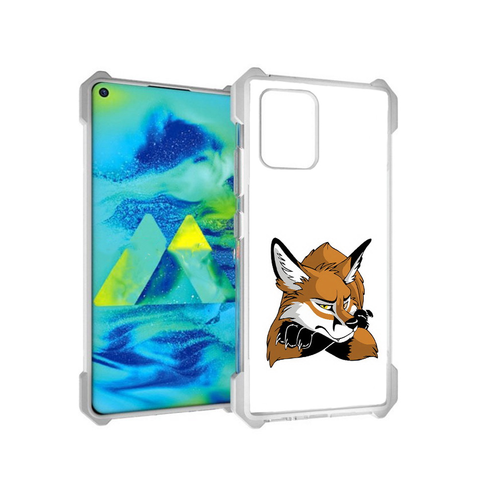 

Чехол MyPads Tocco для Samsung Galaxy S10 Lite фокс (PT143840.502.660), Прозрачный, Tocco