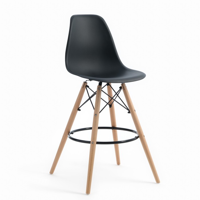 фото Клик мебель стул барный "eames" hyh-a304, черный