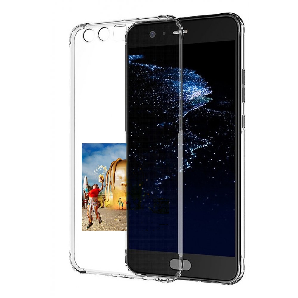 

Чехол бампер MyPads Travis Scott - Astroworld для Huawei P10 Plu, Прозрачный, Tocco