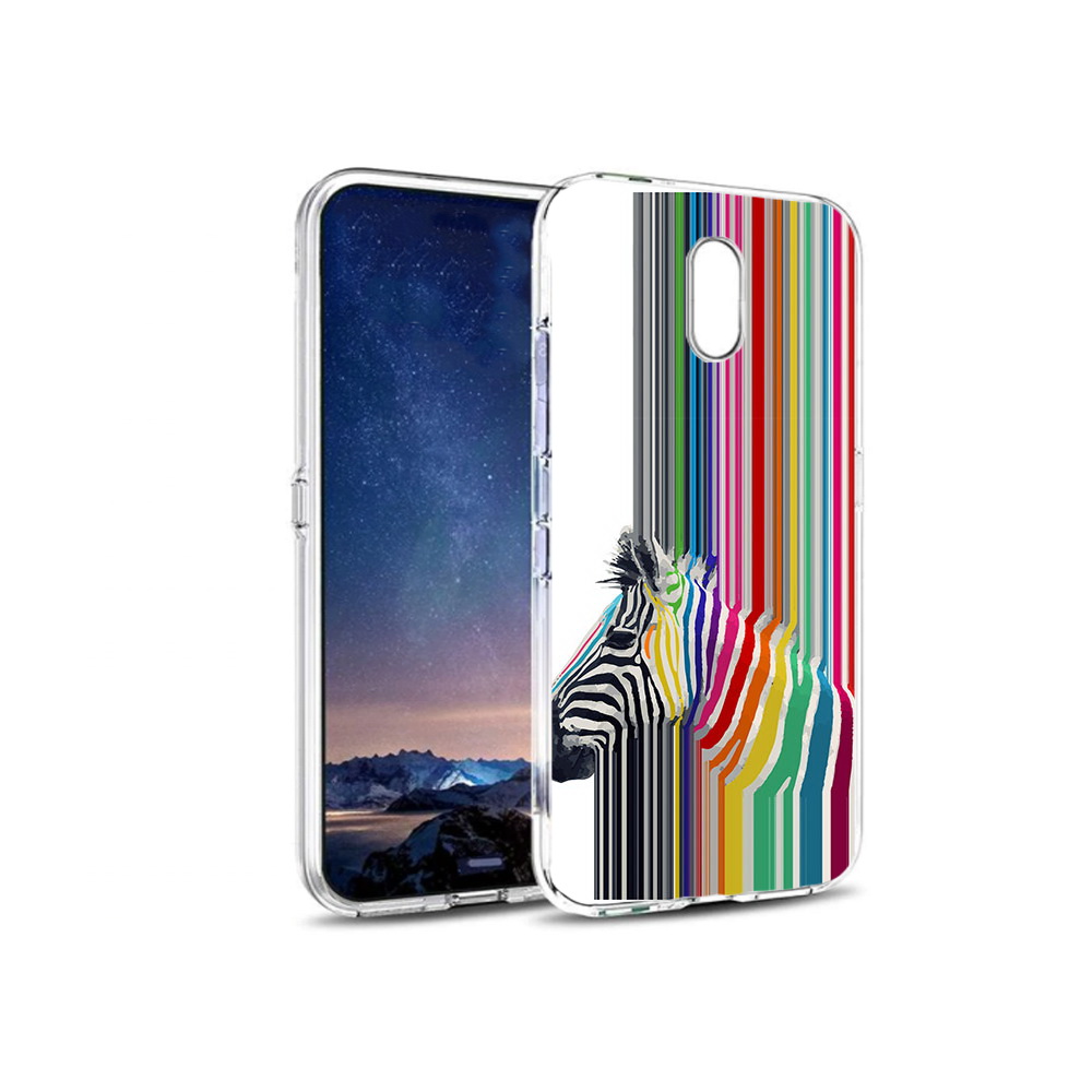 

Чехол MyPads Tocco для BQ 5016G радужная зебра, Прозрачный, Tocco