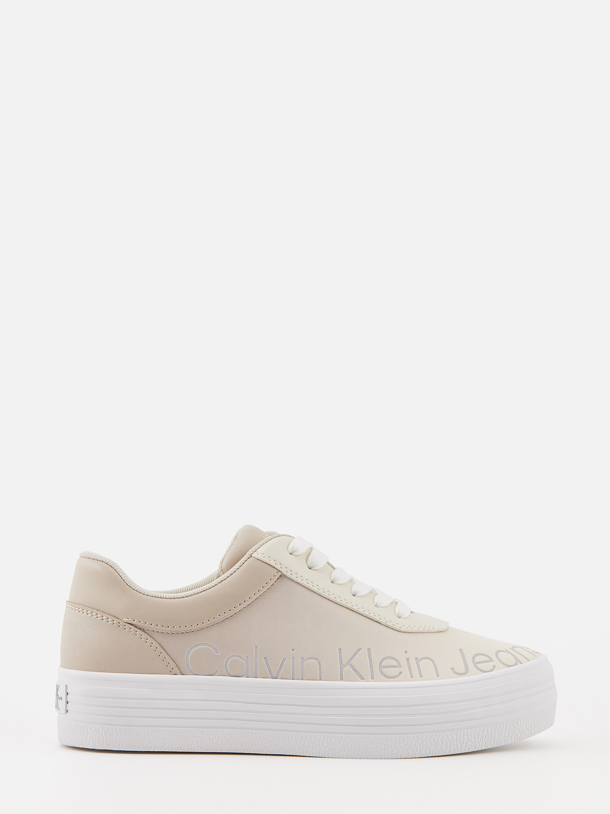 

Кеды женские Calvin Klein YW0YW01293 бежевые 41 RU, Бежевый, YW0YW01293
