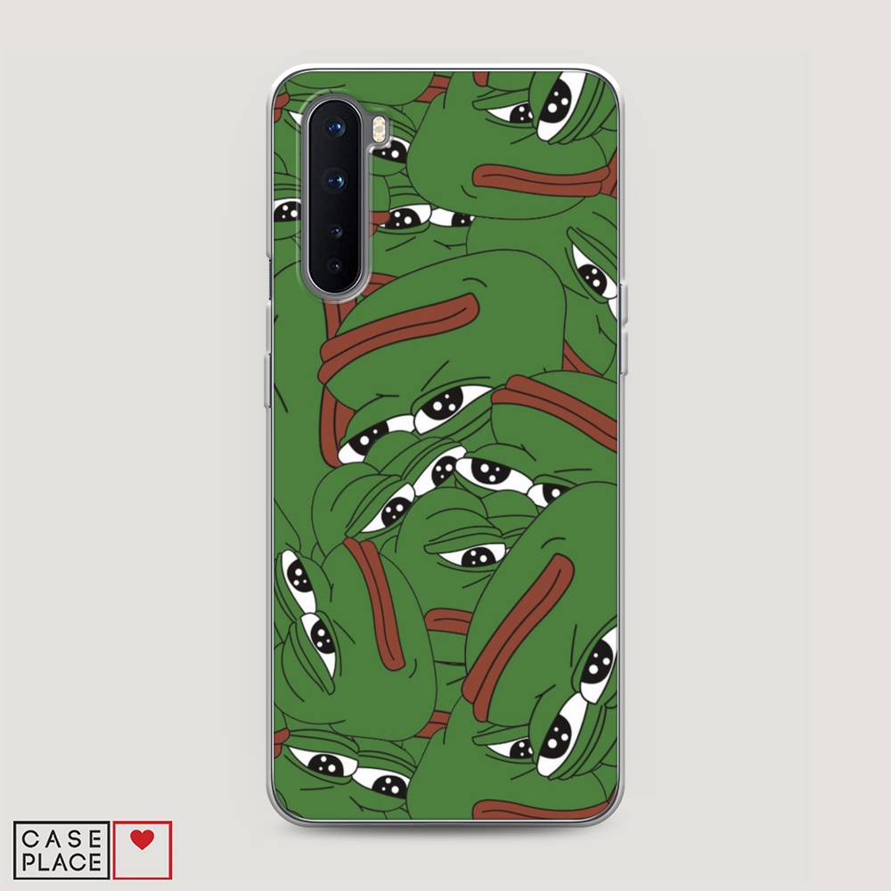 

Чехол Awog на OnePlus Nord / ВанПлас Nord "Печальный frog", Зеленый;белый, 151350-9