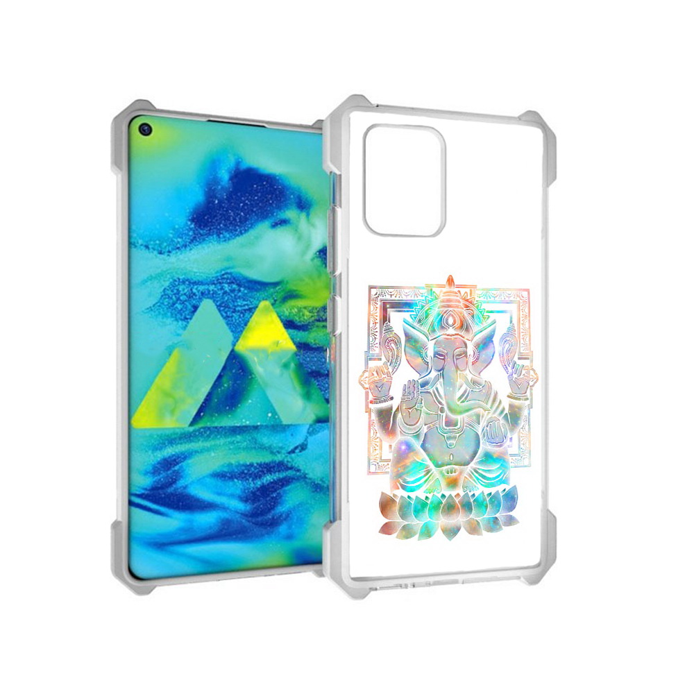 

Чехол MyPads Tocco для Samsung Galaxy S10 Lite умный слон (PT143840.502.654), Прозрачный, Tocco