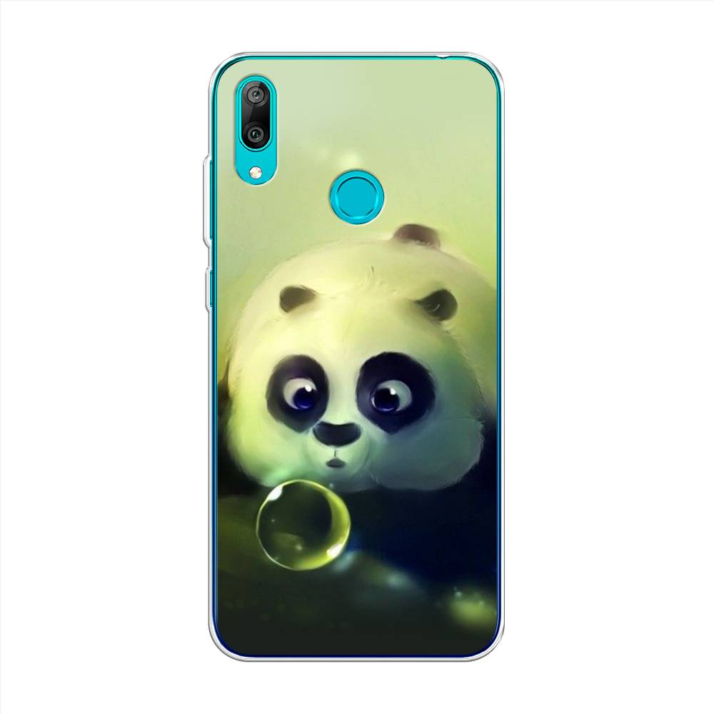 

Чехол на Huawei Y7 2019 "Малыш панды", Зеленый;черный;серый, 68450-1