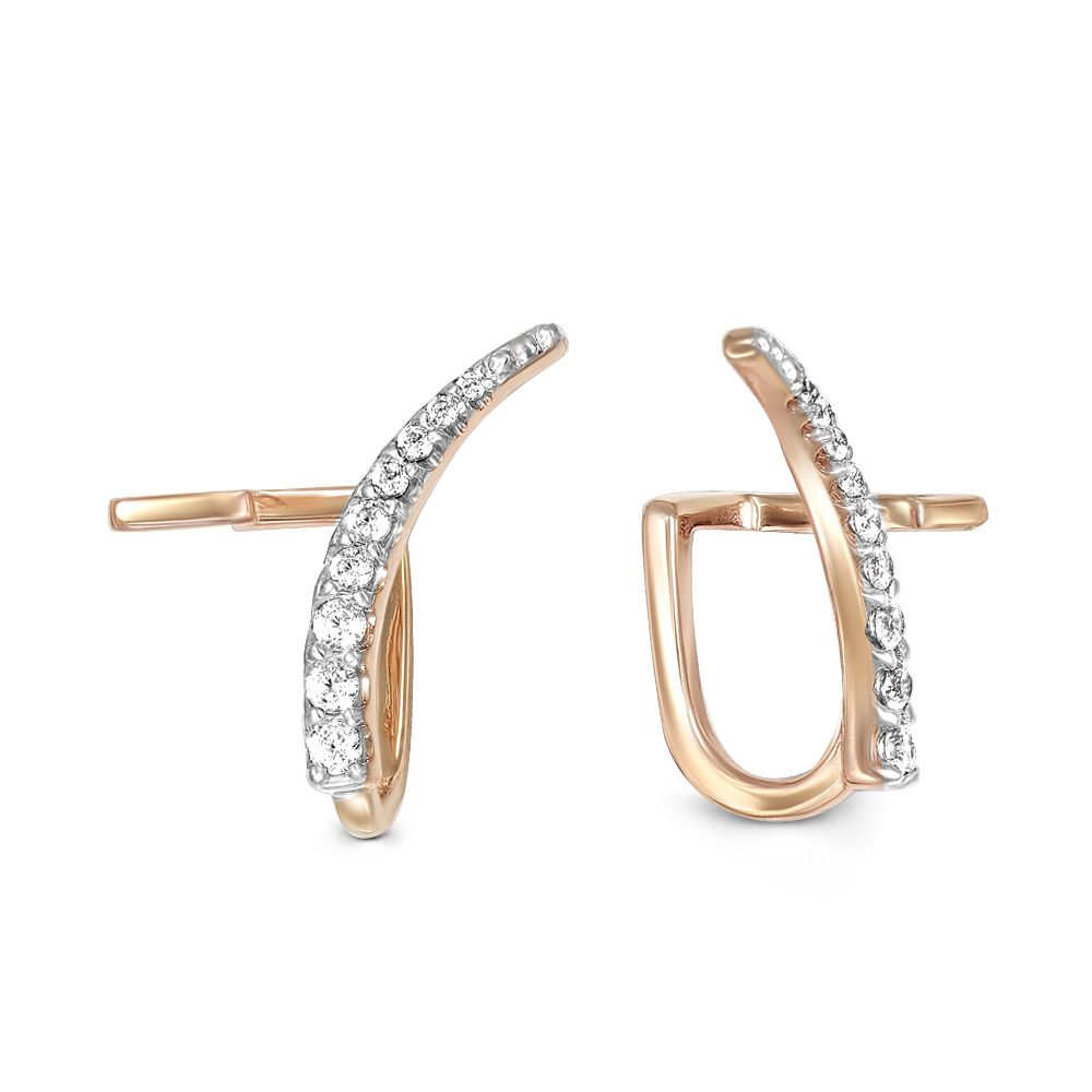

Серьги из красного золота с фианитом NEWGOLD 096378_07_01_005_0004, 096378_07_01_005_0004