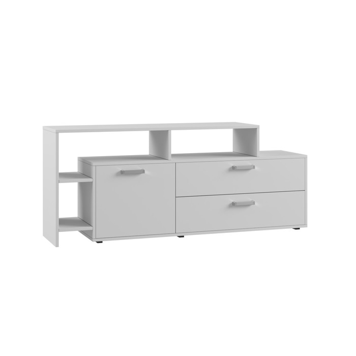 

Клик Мебель Тумба под ТВ Линда, 1500х350х621, Белый