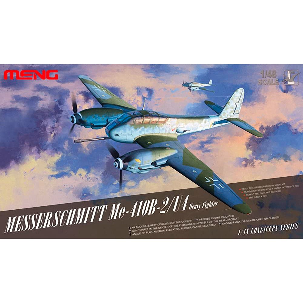 фото Ls-001 meng 1/48 самолет messerschmitt me 410b-2/u4 nobrand