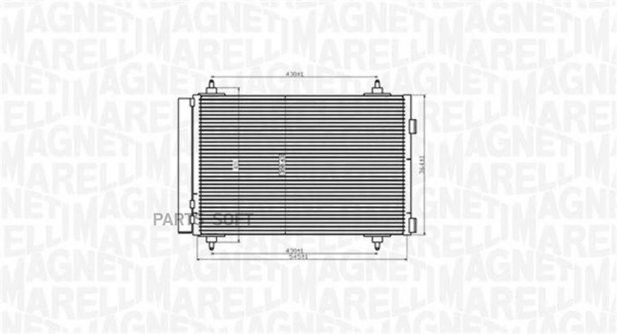 

Радиатор Кондиционера Magneti Marelli 350203916000