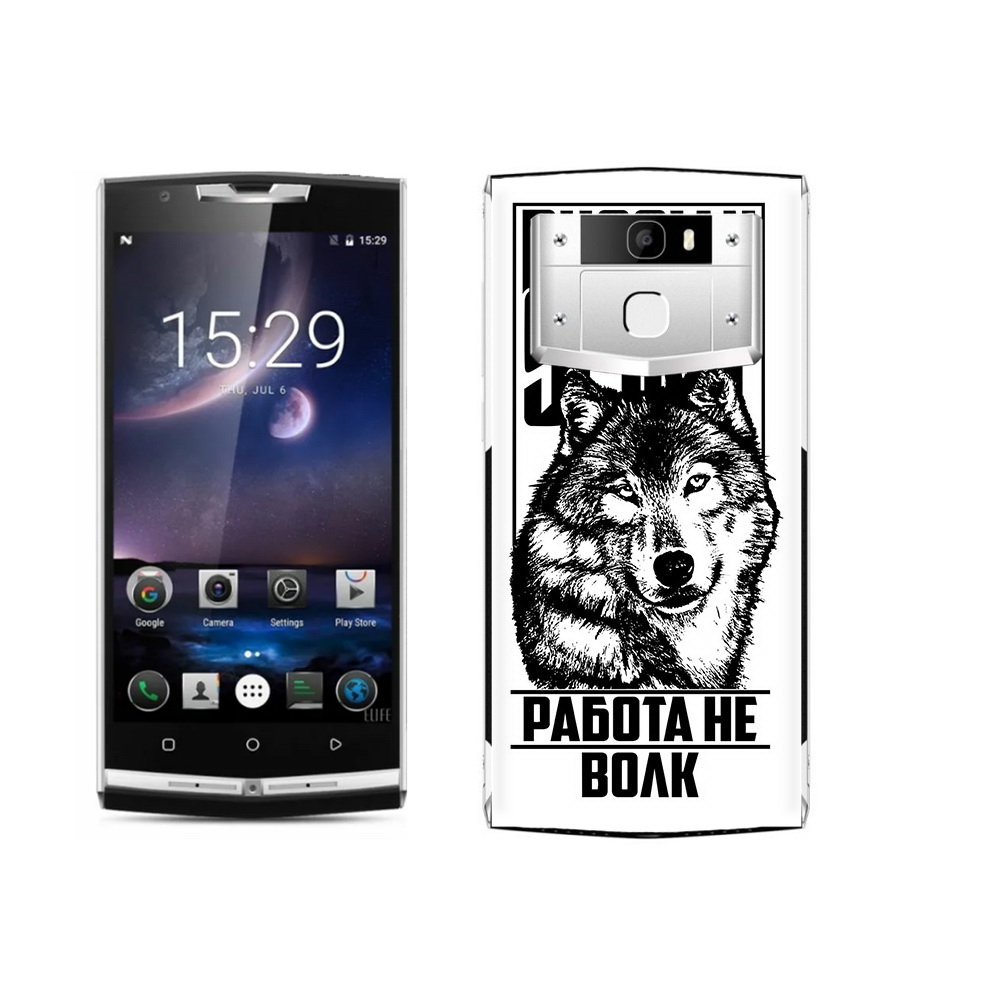 

Чехол MyPads Tocco для Oukitel K10000 Pro работа не волк, Прозрачный, Tocco