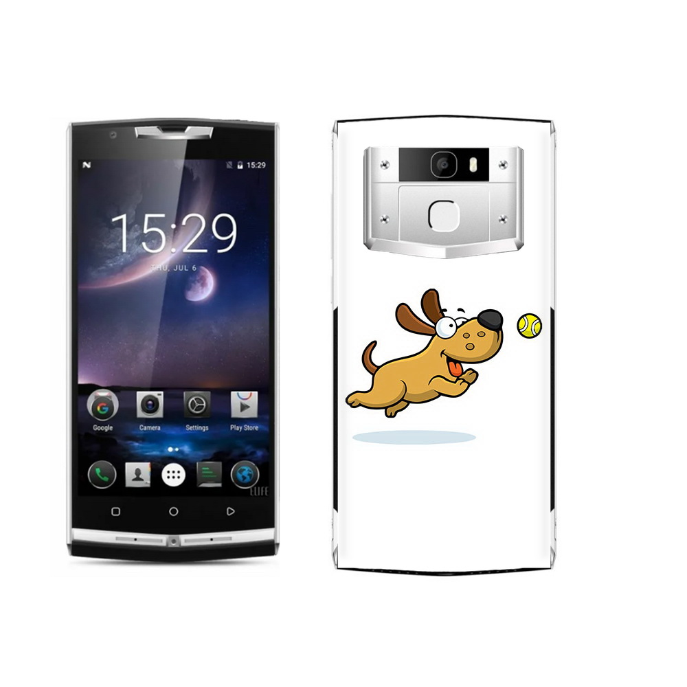 

Чехол MyPads Tocco для Oukitel K10000 Pro пёсик, Прозрачный, Tocco