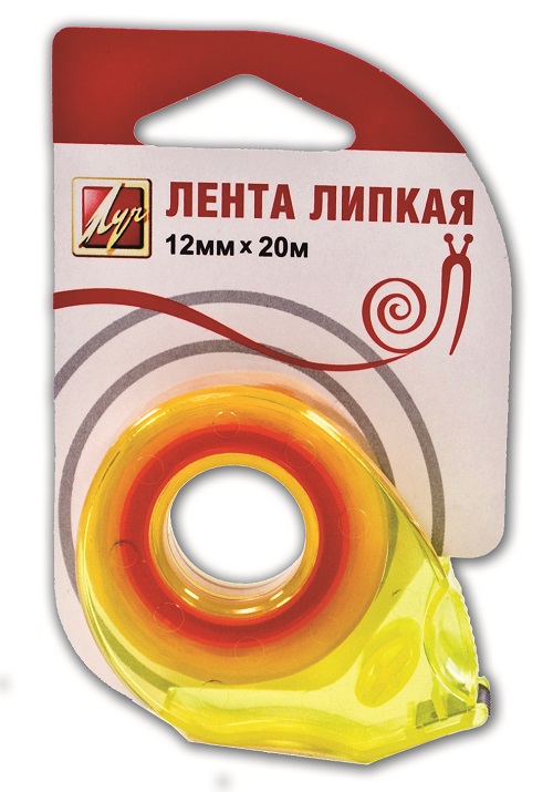 

Клейкая лента канцелярская Луч 12 мм х 20 м