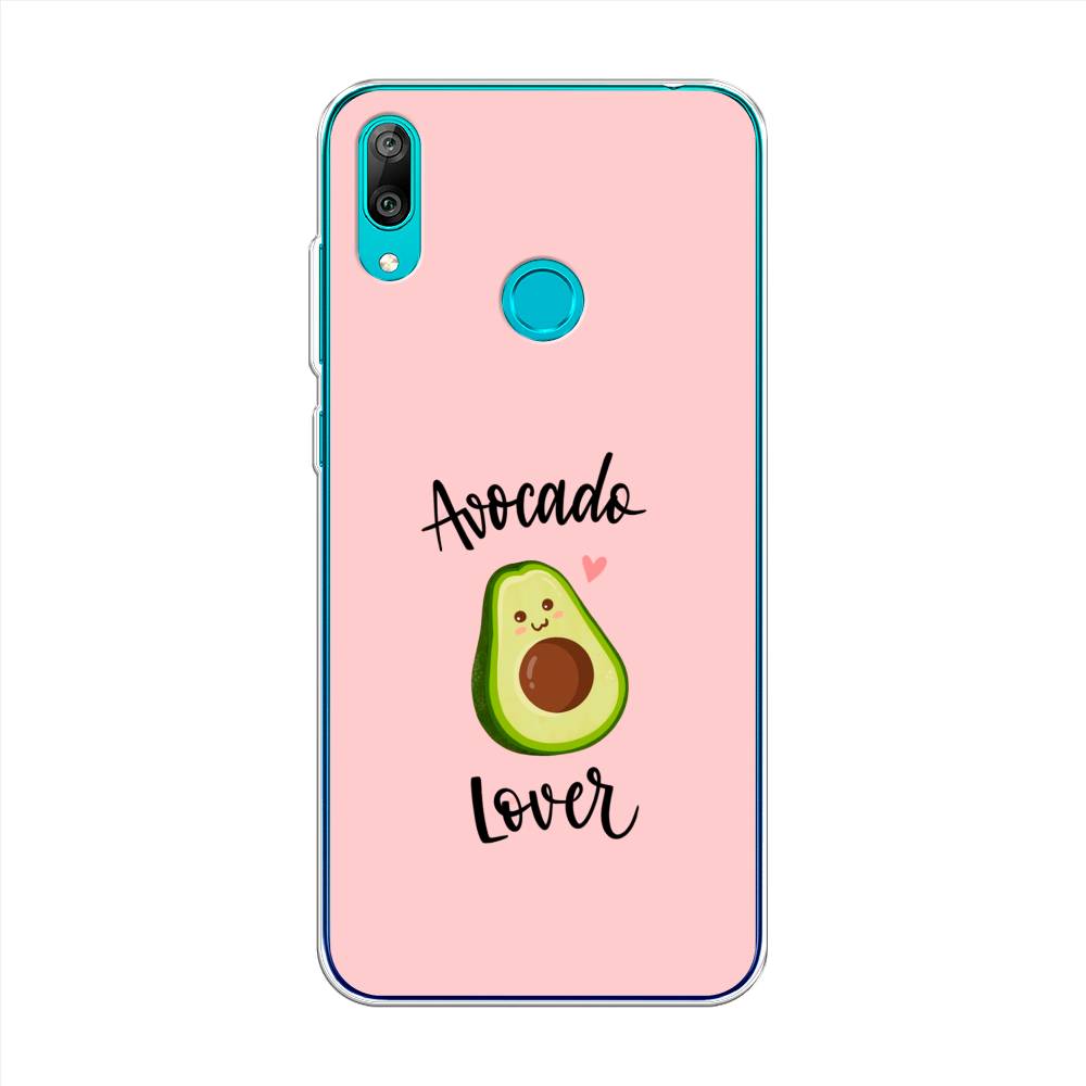 

Чехол на Huawei Y7 2019 "Avocado lover", Розовый;зеленый, 68450-6