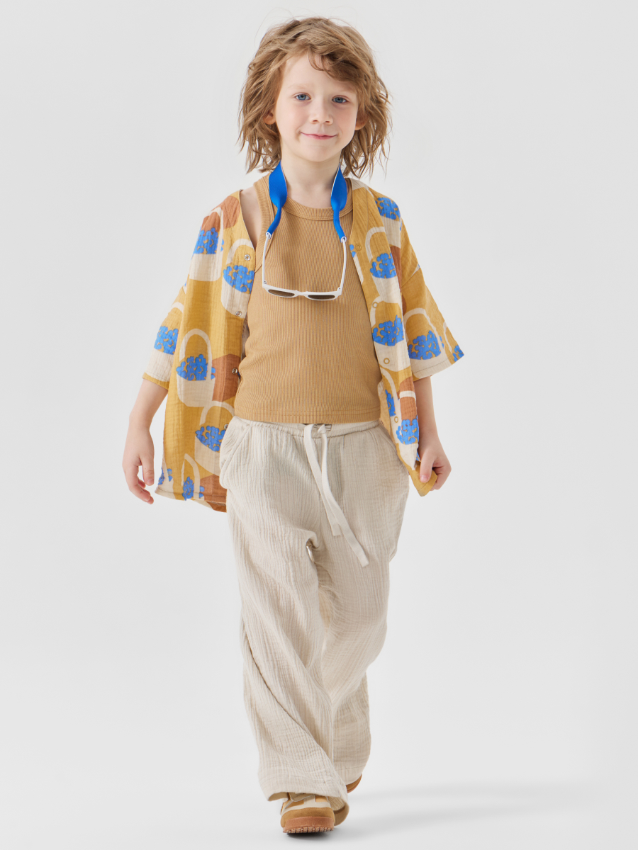 

Брюки детские Happy Baby 88197, pale beige, 92, Бежевый, 88197
