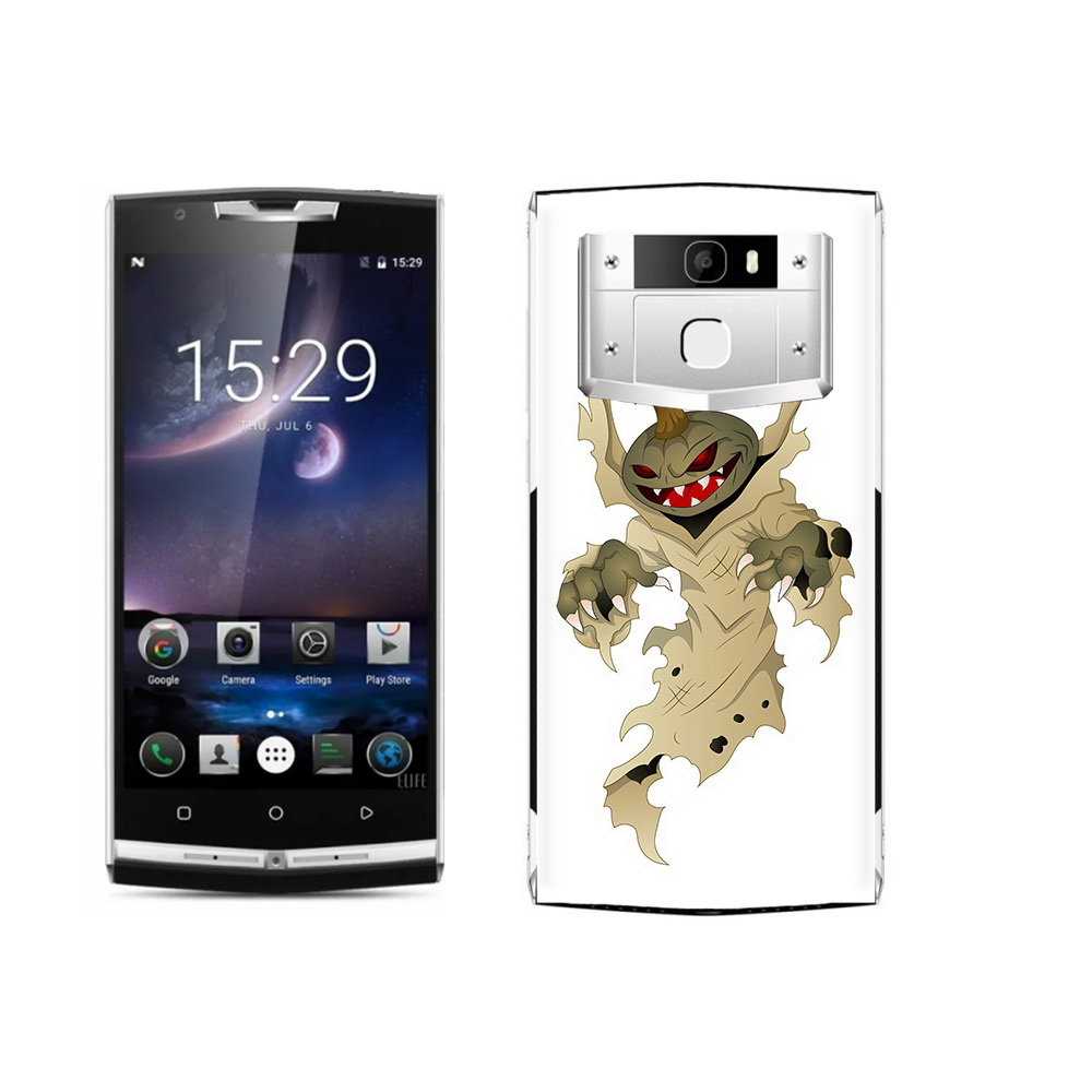 

Чехол MyPads Tocco для Oukitel K10000 Pro призрак хэллоуина, Прозрачный, Tocco
