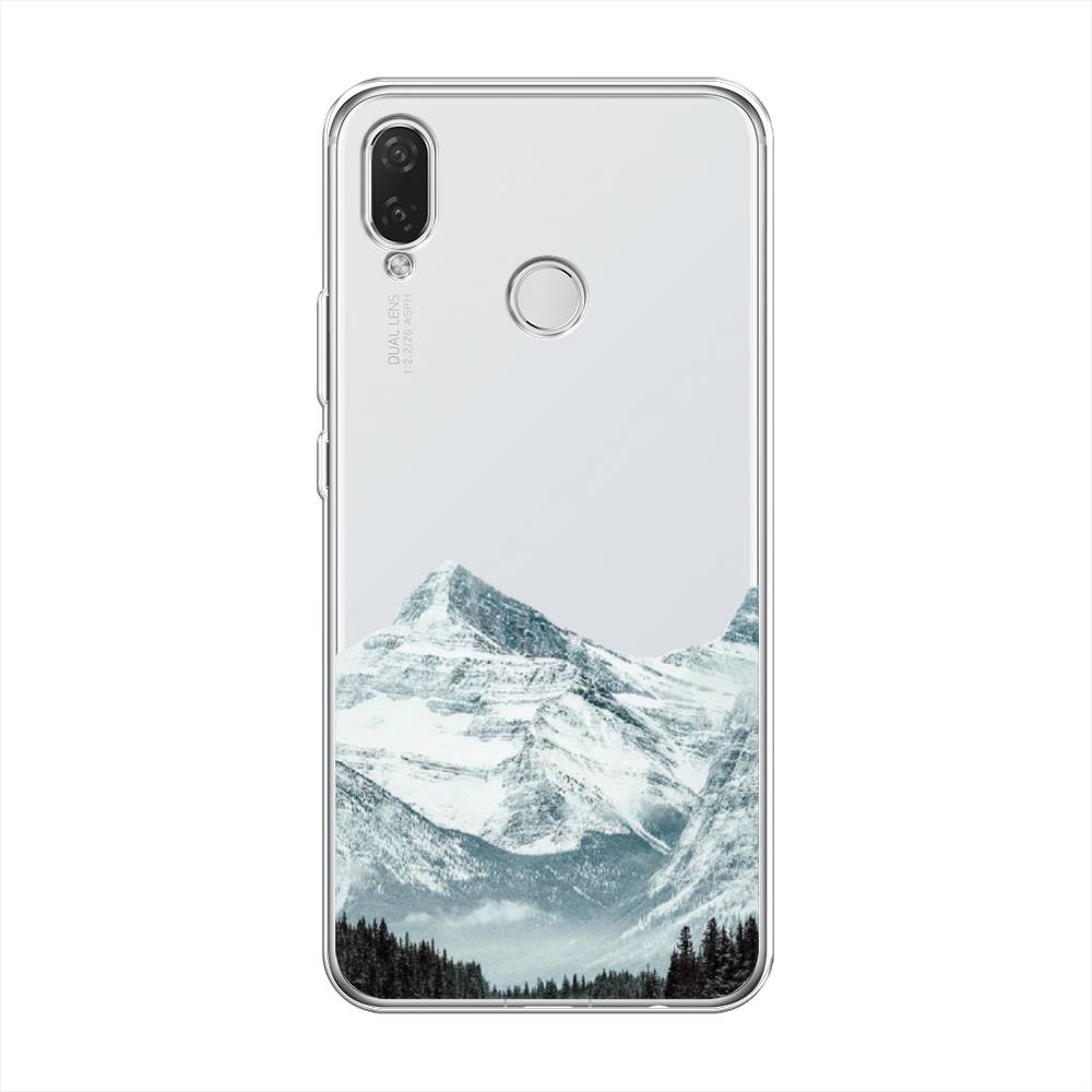 

Чехол на Huawei Nova 3i "Горы арт 1", Белый;зеленый, 68350-2