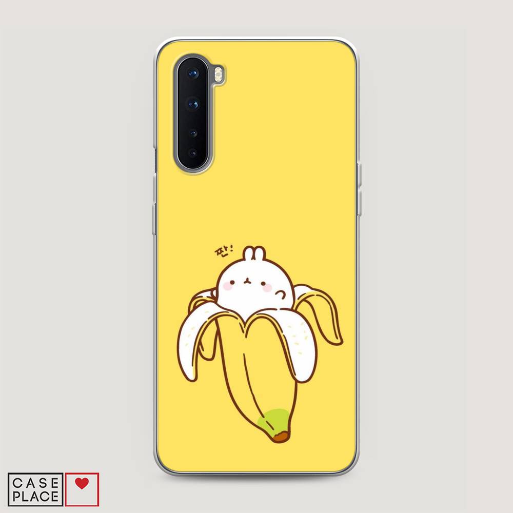 

Чехол Awog на OnePlus Nord / ВанПлас Nord "Зайчик-бананчик", Желтый;белый, 151350-2