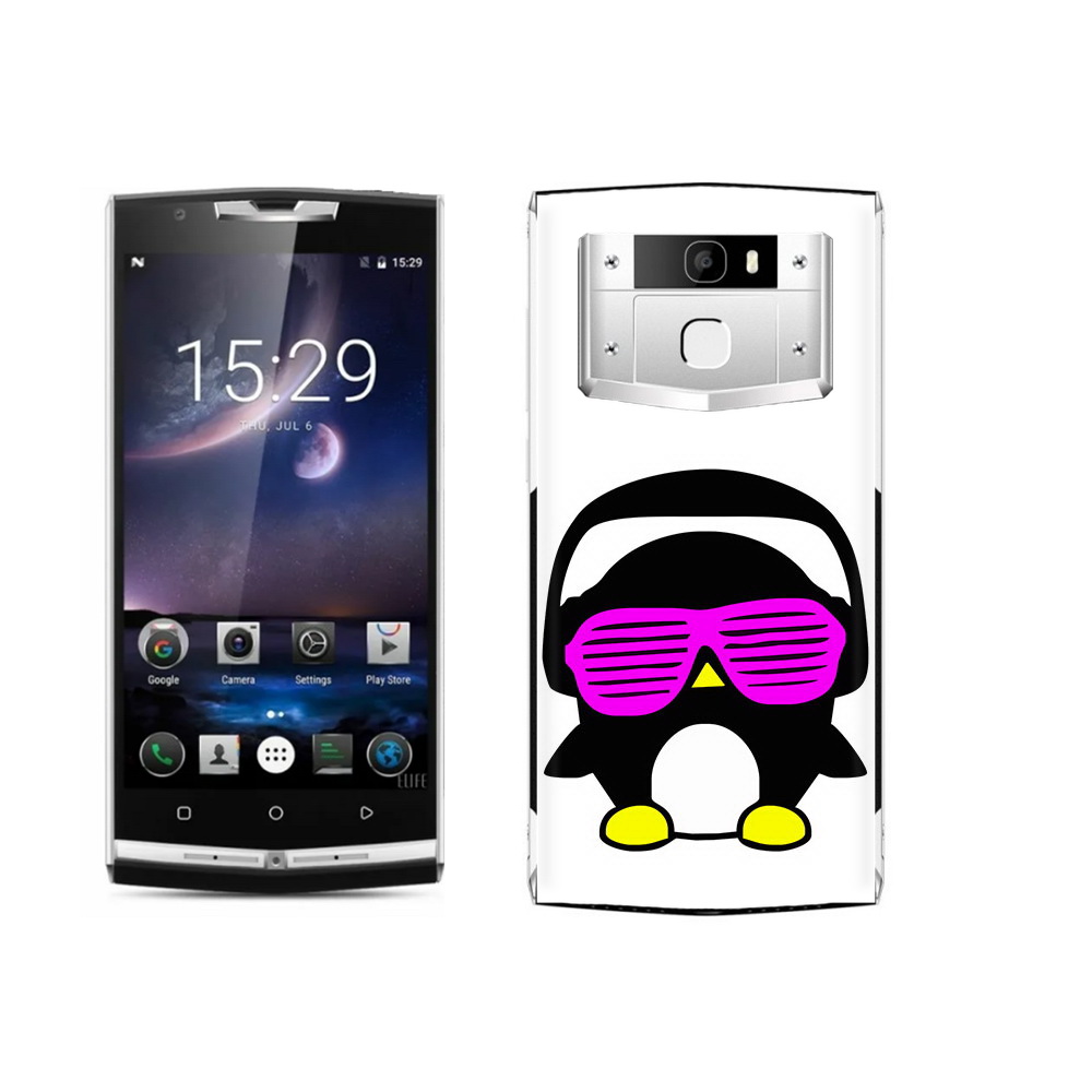 

Чехол MyPads Tocco для Oukitel K10000 Pro пингвин, Прозрачный, Tocco