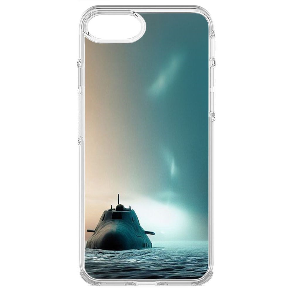 

Чехол-накладка Krutoff Clear Case Подлодка для iPhone 7