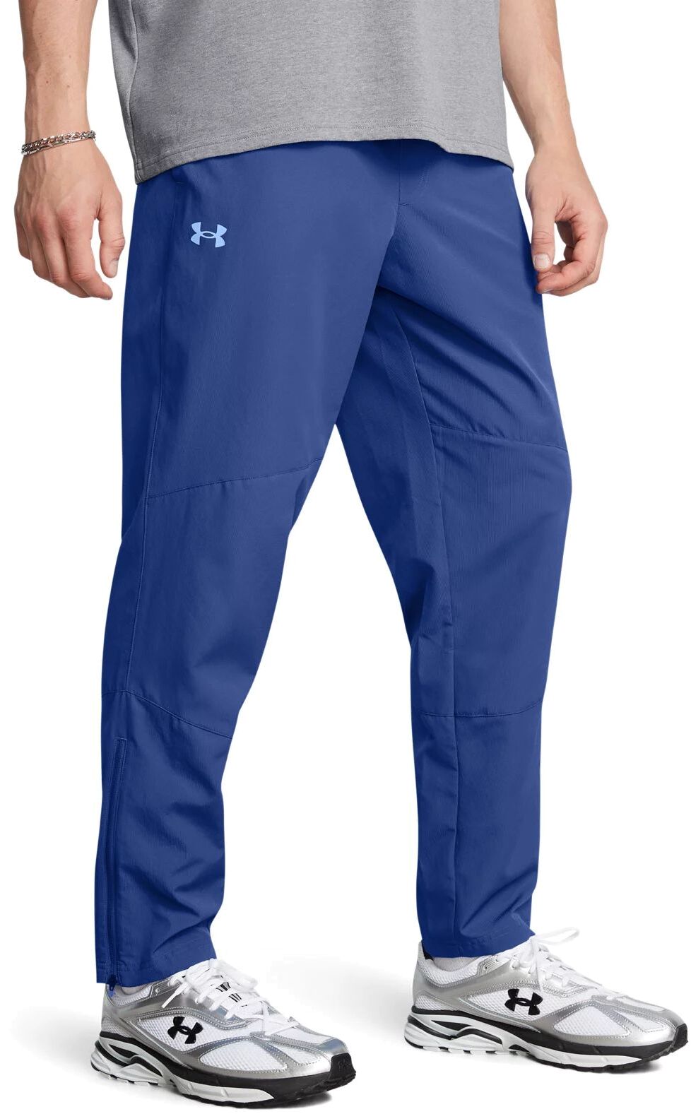 Спортивные брюки мужские UNDER ARMOUR Legacy Windbreaker Pant синие 2XL Вьетнам синий