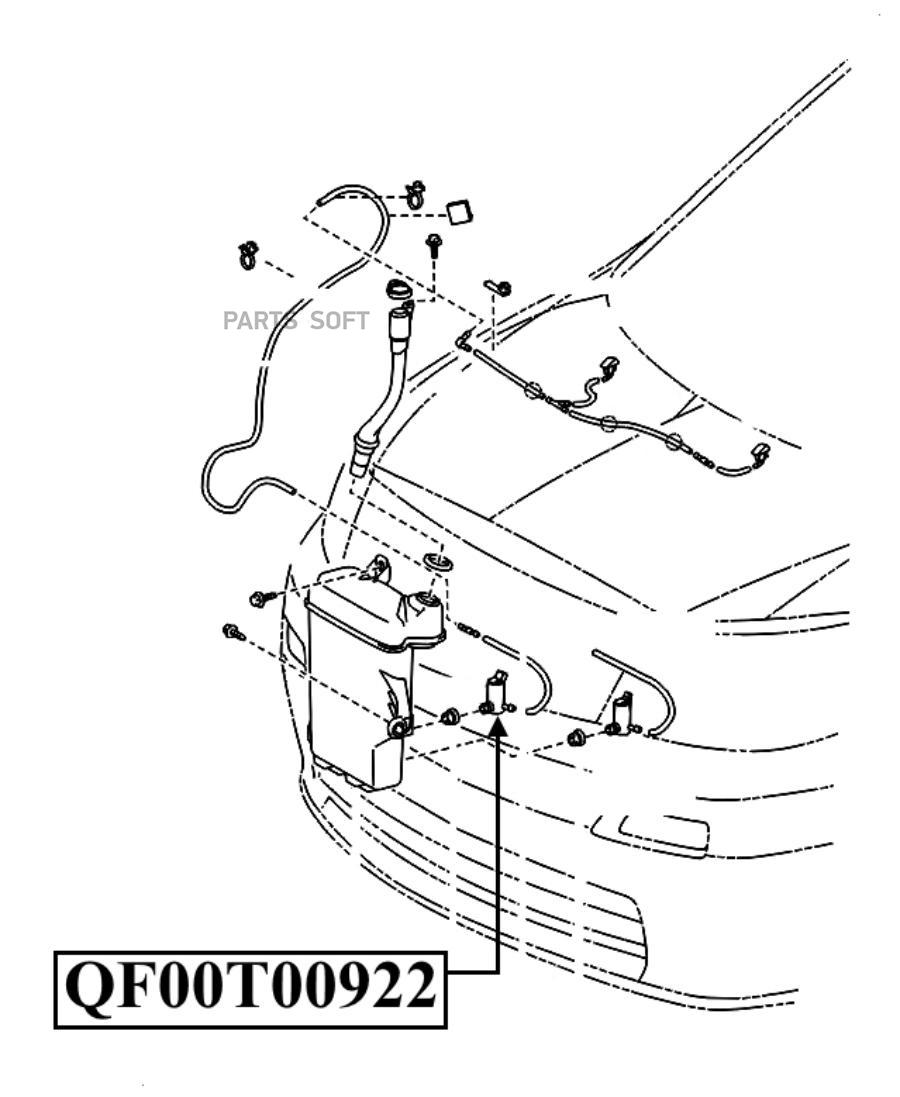 

Мотор Омывателя QUATTRO FRENI арт. QF00N00027