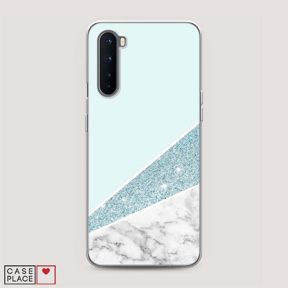

Чехол Awog на OnePlus Nord / ВанПлас Nord "Мрамор с голубыми блестками", Голубой;белый, 151350-3