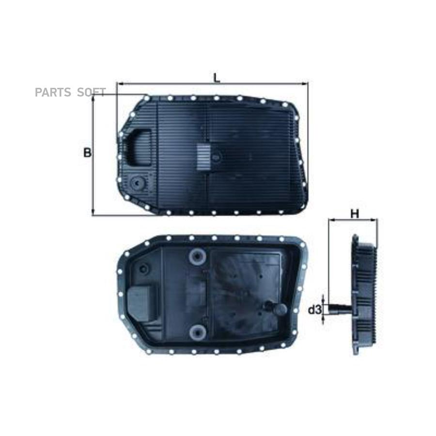 

Фильтр АКПП BMW: 1-serie (E81/E82/E87/E88) 116-135i/D/M 05-13, 3-serie (E90/E91/E92/E93) 3