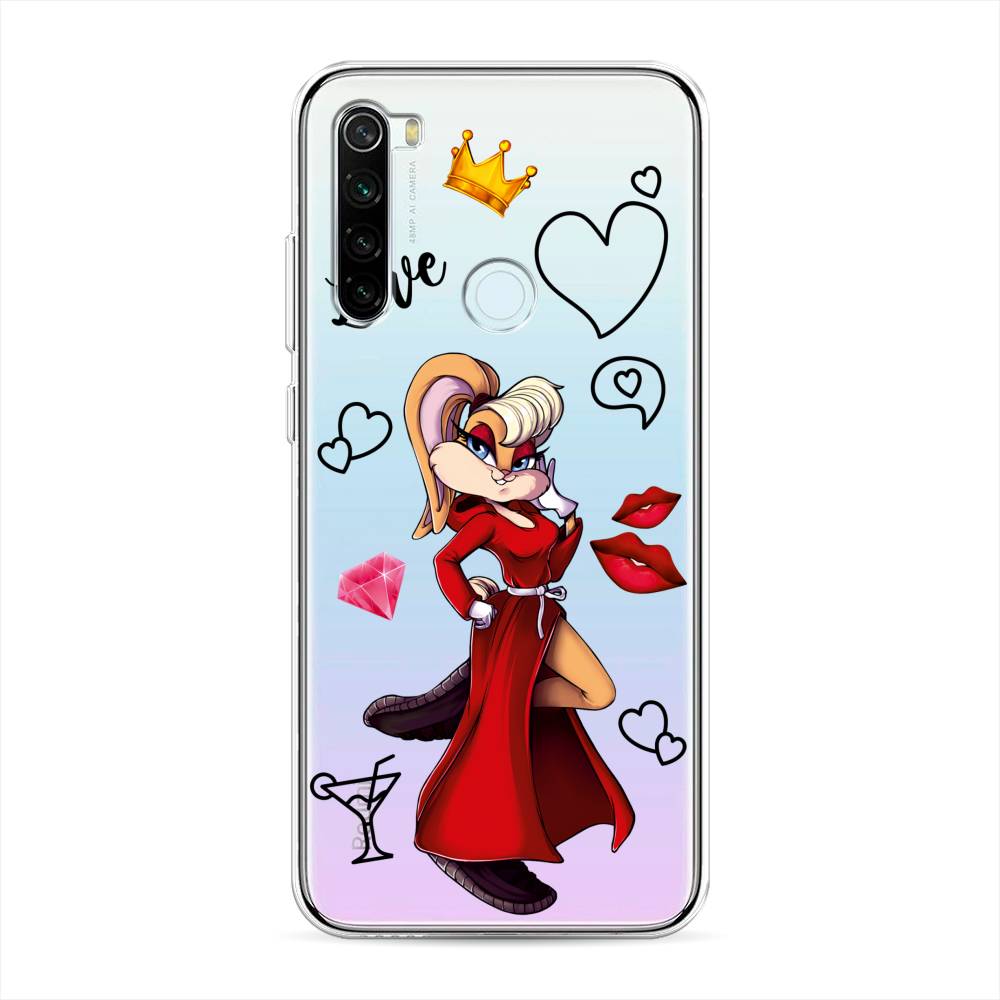 

Чехол на Xiaomi Redmi Note 8T "Rich Lola Bunny", Красный;бежевый;оранжевый, 37450-6
