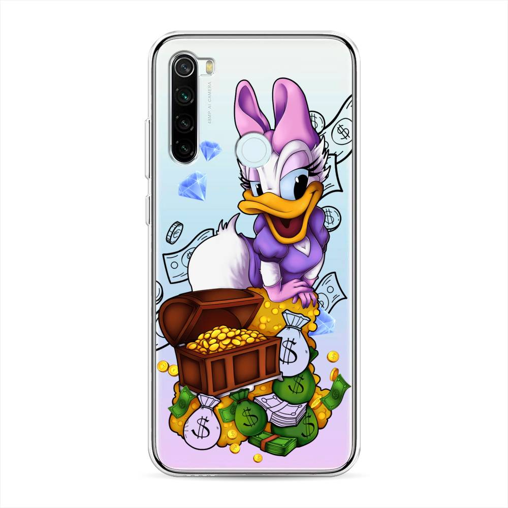 

Чехол на Xiaomi Redmi Note 8T "Rich Daisy Duck", Коричневый;белый;фиолетовый, 37450-6